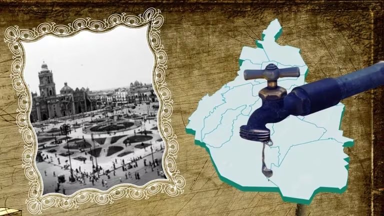 Hace muchas décadas la capital también vivió momentos de estrés por la escasez de agua.